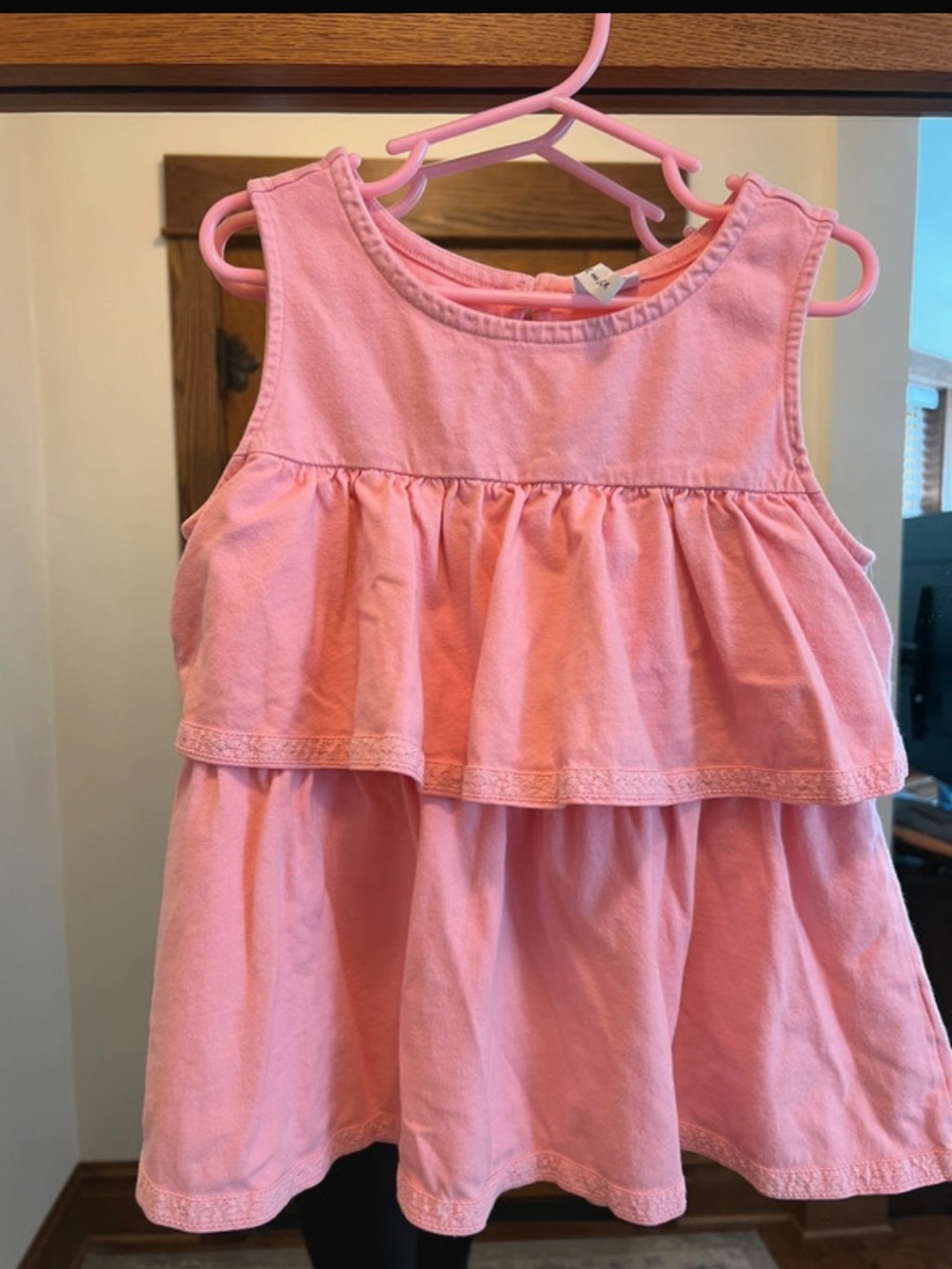 Janie and Jack Tiered Ruffle Tank Size 8